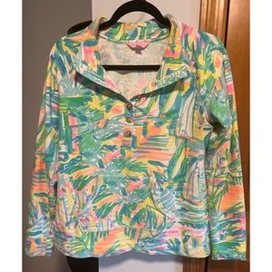 Lilly Pulitzer Sea, Salt & Sun Popover, size Medium